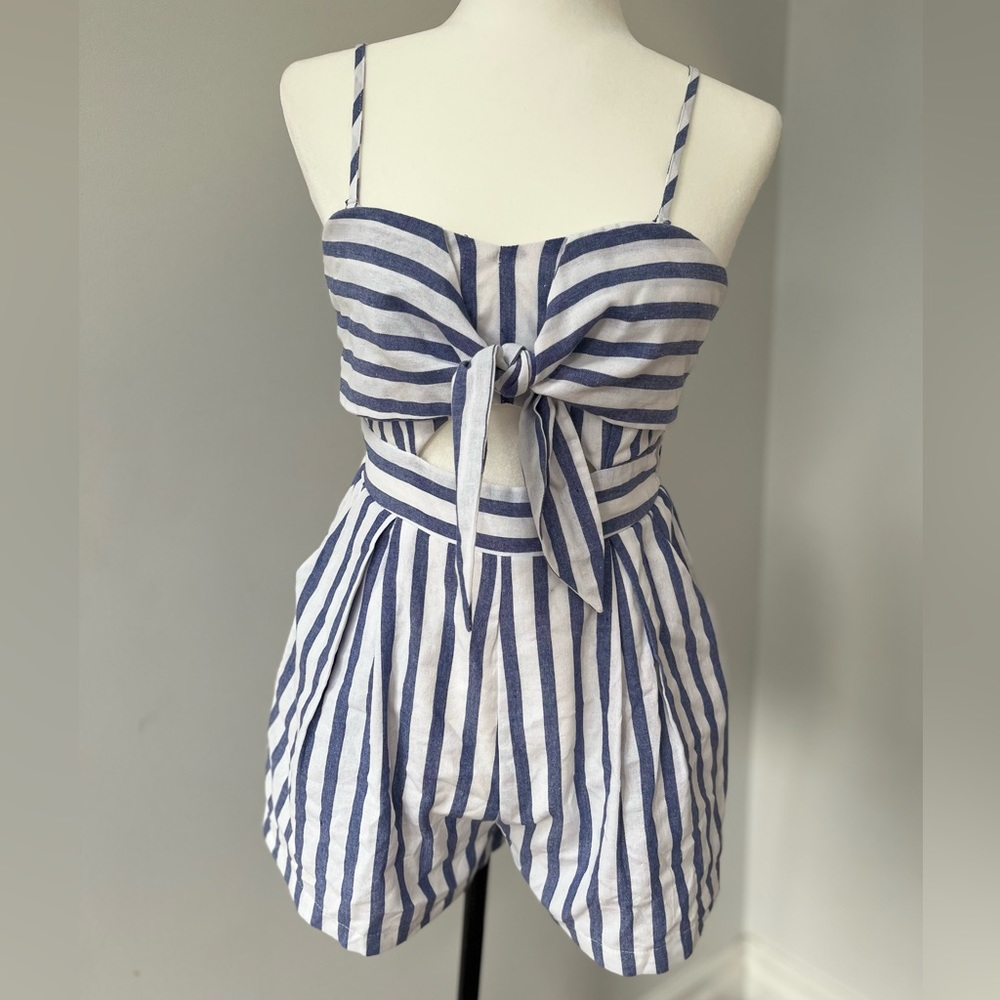 HONEY striped romper